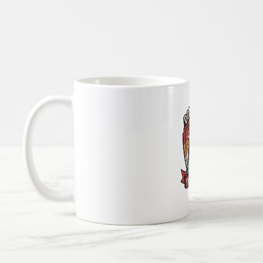 Don Stop Retrieving Black Labrador Hund Ente Retro Kaffeetasse (Links)