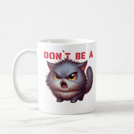 Don’t Be a… Funny Cat Mug – Bold Humor Cup with Pu Kaffeetasse