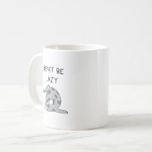 Don’t Be Lazy Yoga Cat Kaffeetasse (Vorderseite Links)