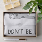 Don’t Be Lazy Yoga Cat Seidenpapier (Geschenk)