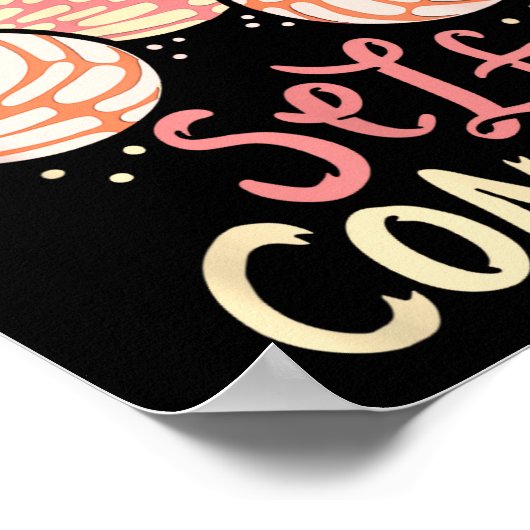 Don´t Be Self Conchas Latina  Poster (Ecke)