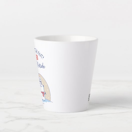 Don´t go out! It´s Cool Outside | Milchtasse (Vorderseite)