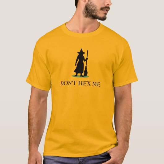 Don’t Hex Me Witch Gadsden Flag Parody T-Shirt (Vorderseite)