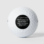 Don’t Judge Me By My Past Golfball (Vorderseite)