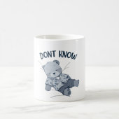 Don’t Know Just Existing Too Tired to Decide Sleep Kaffeetasse (Mittel)