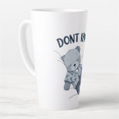 Don’t Know Just Existing Too Tired to Decide Sleep Milchtasse (Linke Ecke)