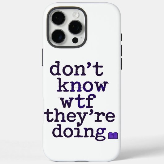 Don’t Know WTF They’re Doing – Indie Sleaze Vibe Case-Mate iPhone Hülle (Rückseite)