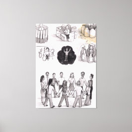 Don’t let death. Be your life. Leinwanddruck