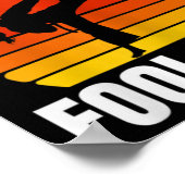 Don’t Let The Ponytail Fool You Karate Kick Poster (Ecke)