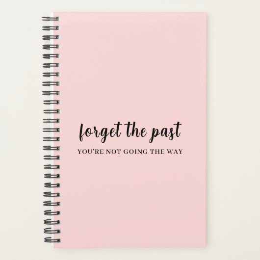 Don’t Look Back Peachy Pink Design Planer (Vorderseite)