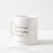 Don’t Look Back Quote Mug – Add Name  Kaffeetasse (Vorderseite Links)