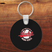 Don’t Make Me Use My Baseball Mom Voice Baseball M Schlüsselanhänger (Vorderseite)