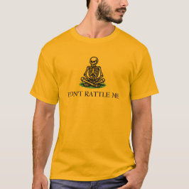 Don’t Rattle Me Skeleton Gadsden Flag Parody T-Shirt
