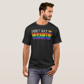 Don t Say DeSantis anti liberal Florida say gay LG T-Shirt (Vorne ganz)