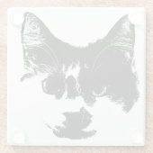 Don’t Spill It – Ink Cat Glasuntersetzer (Rückseite)