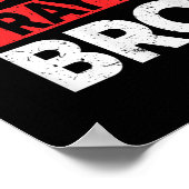 Don’t Spray Me Bro _ Funny Chemtrails Consracy Quo Poster (Ecke)