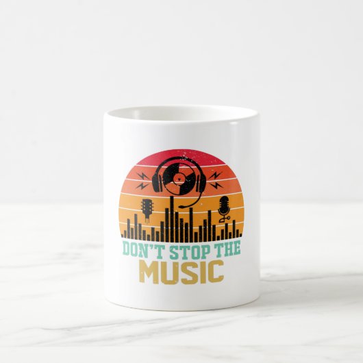 Don’t Stop The Music Coffee Mug Kaffeetasse (Mittel)