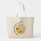 Don’t Stop Until You Are Proud Motivational Quote Jumbo Stoffbeutel (Rückseite)