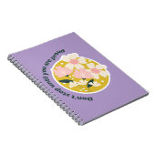 Don’t Stop Until You Are Proud Motivational Quote Notizblock (Rechte Seite)