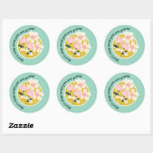 Don’t Stop Until You Are Proud Motivational Quote Runder Aufkleber (Blatt)