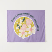 Don’t Stop Until You Are Proud  Motivational Quote Wandteppich (Vorderseite (Horizontal))