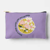 Don’t Stop Until You Are Proud Motivational Quote Zubehörtasche (Vorderseite)