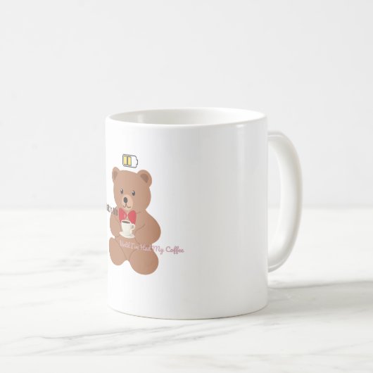 Don’t Talk to Me – Coffee Bear Design Kaffeetasse (VorderseiteRechts)