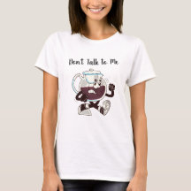 „Don’t Talk to Me“-Grafik-T-Shirt – Minimale Aussa