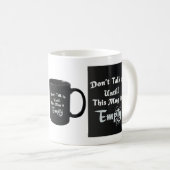 Don’t Talk to Me Mug – Sarcastic Coffee Cup Kaffeetasse (VorderseiteRechts)
