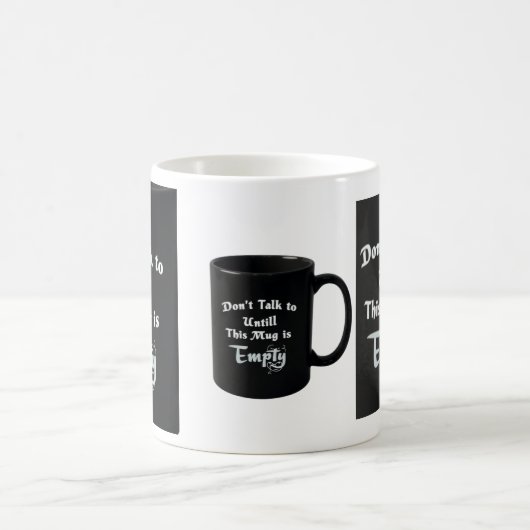 Don’t Talk to Me Mug – Sarcastic Coffee Cup Kaffeetasse (Mittel)