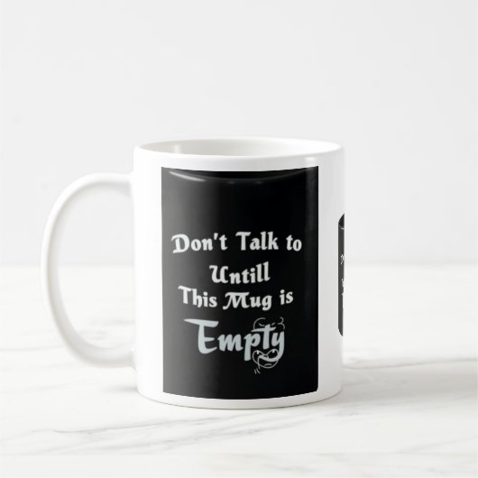 Don’t Talk to Me Mug – Sarcastic Coffee Cup Kaffeetasse (Links)