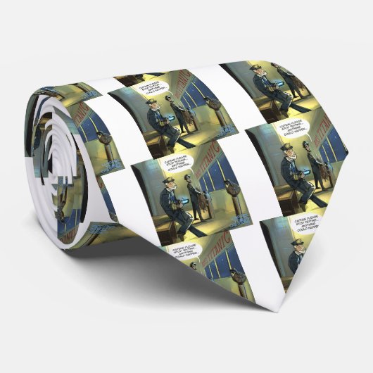 Don’t Text And Titanic Funny Krawatte (Gerollt)