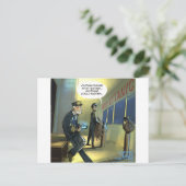 Don’t Text And Titanic Funny Postkarte (Stehend Vorderseite)