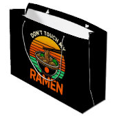 Don t Touch Ramen Lover Große Geschenktüte (Rückseite Schrägansicht)