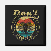Don’t Tread On Me Uterus  Magnet (Vorne)