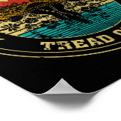 Don’t Tread On Me Uterus  Poster (Ecke)