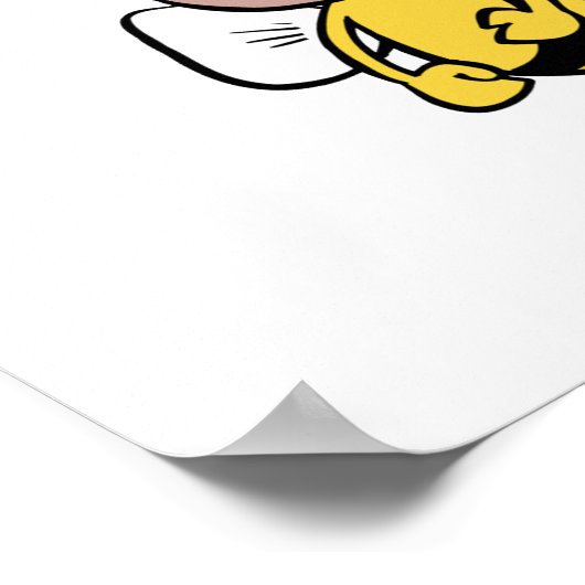 Don’t Worry Bee Happy Poster (Ecke)