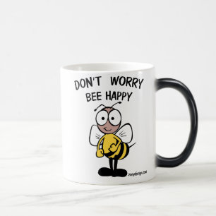 Don’t Worry Bee Happy Verwandlungstasse