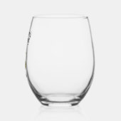 Don’t Worry Bee Happy Weinglas Ohne Stiel (Links)