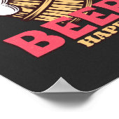 Don’t Worry Beer Happy Poster (Ecke)