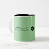 "DON" Tasse - Kuchishowa Kaffee-Tasse für Righties (Vorderseite Links)