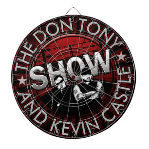 Don Tony und Kevin-Schloss-ShowDartboard! Dartscheibe