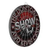 Don Tony und Kevin-Schloss-ShowDartboard! Dartscheibe (Vorderseite Links)