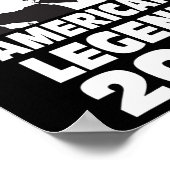 Don Trump 2024 - Bulletproof Never ergeben Legend Poster (Ecke)