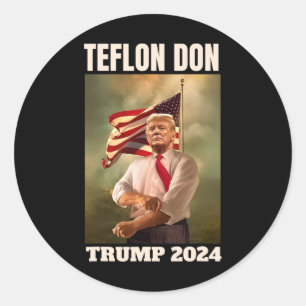 Don Trump 2024 Real Verdikt 5. November 2024 Runder Aufkleber