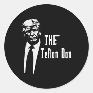 Don Trump Funny Runder Aufkleber