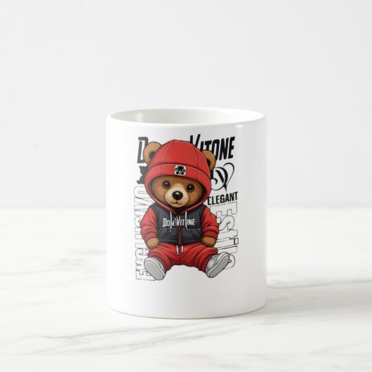 Don Vitone – Red Teddy King Vitotone Bear – Red El Kaffeetasse (Mittel)