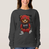 Don Vitone – Red Teddy King Vitotone Bear – Red El Sweatshirt (Vorderseite)