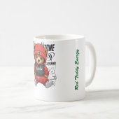 Don Vitone – Roter Teddy King Vitotone Bär – Roter Kaffeetasse (VorderseiteRechts)