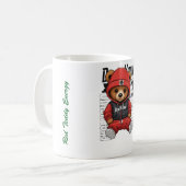 Don Vitone – Roter Teddy King Vitotone Bär – Roter Kaffeetasse (Vorderseite Links)